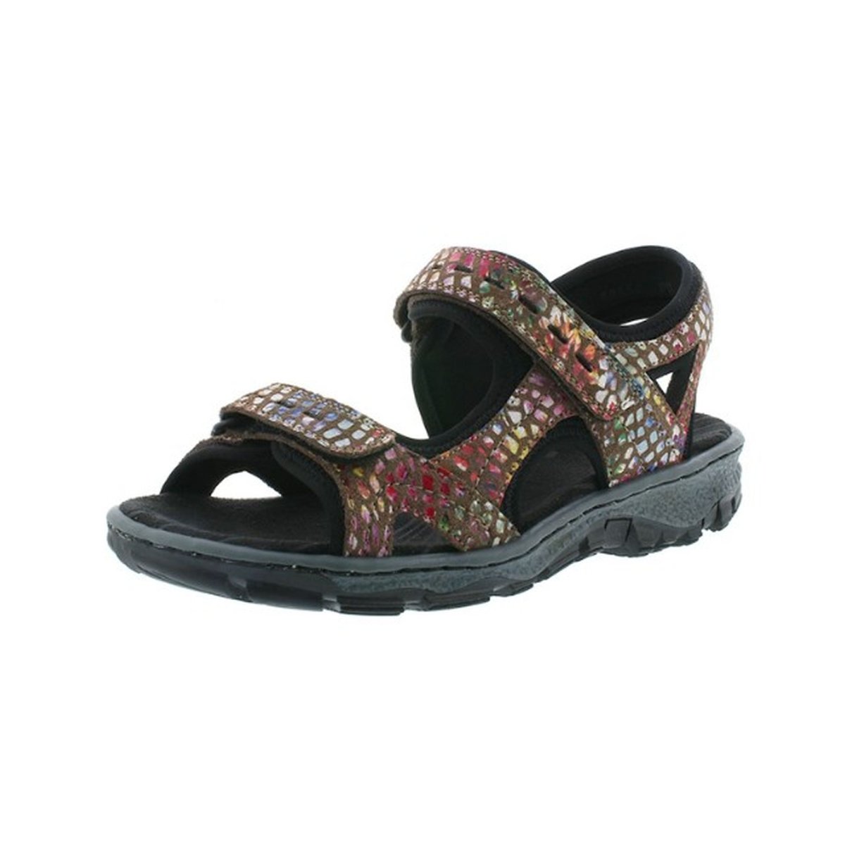 detail Dámské sandály Rieker 68866-90 multicolor