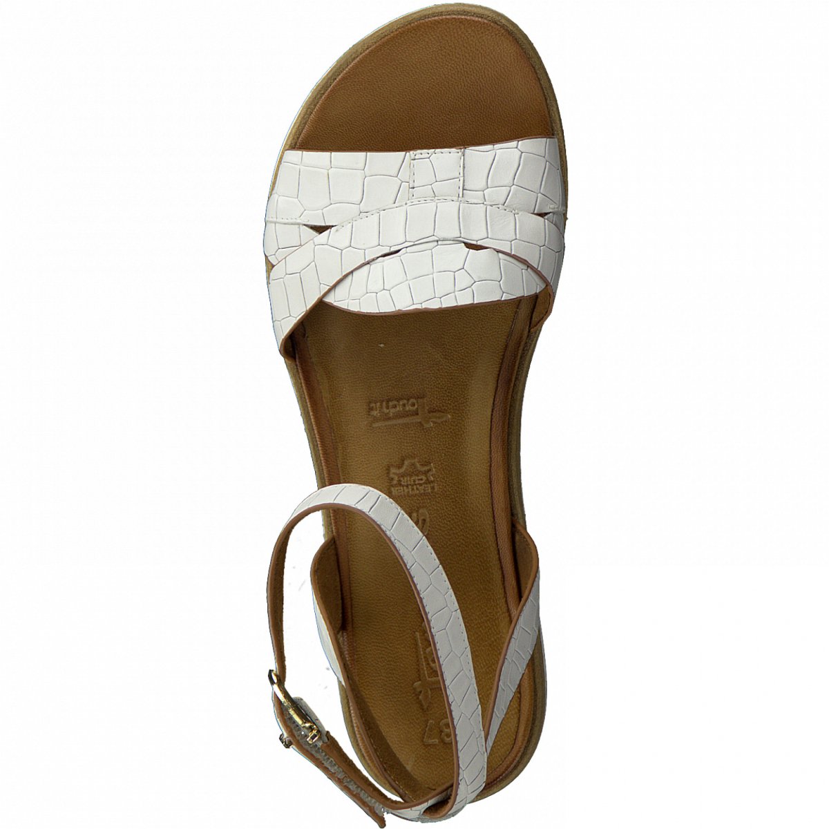 detail Dámské kožené sandály Tamaris 28102-26 127 bílá