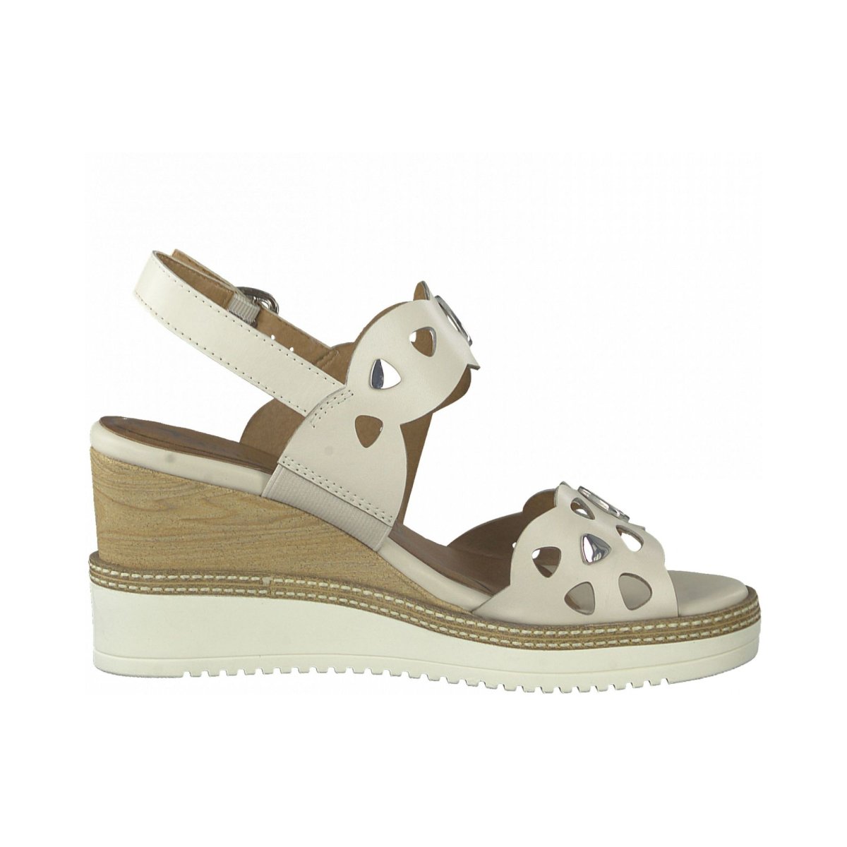 detail Dámské kožené sandály Tamaris 28331-26 427 béžová