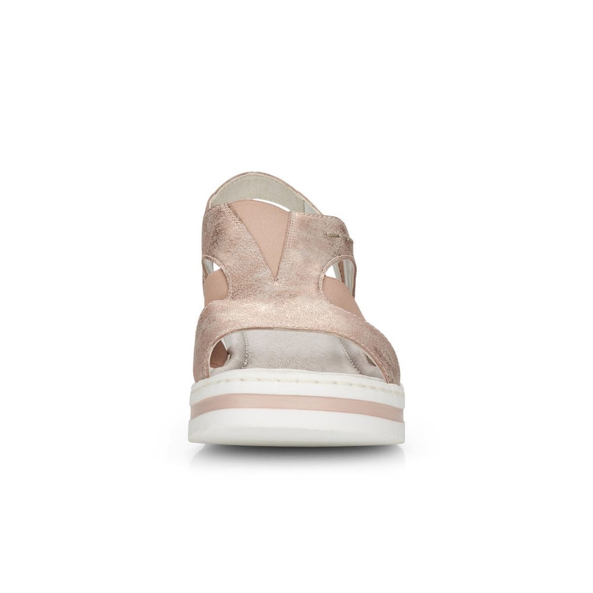 detail Dámské sandály Rieker V02Y5-31 růžová