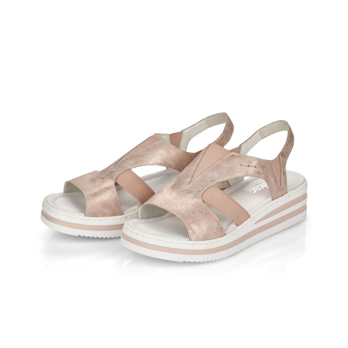 detail Dámské sandály Rieker V02Y5-31 růžová