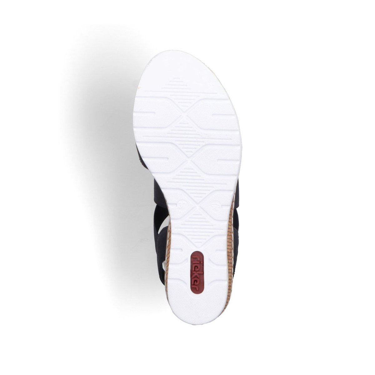 detail Dámské sandály Rieker V38G8-00 černá