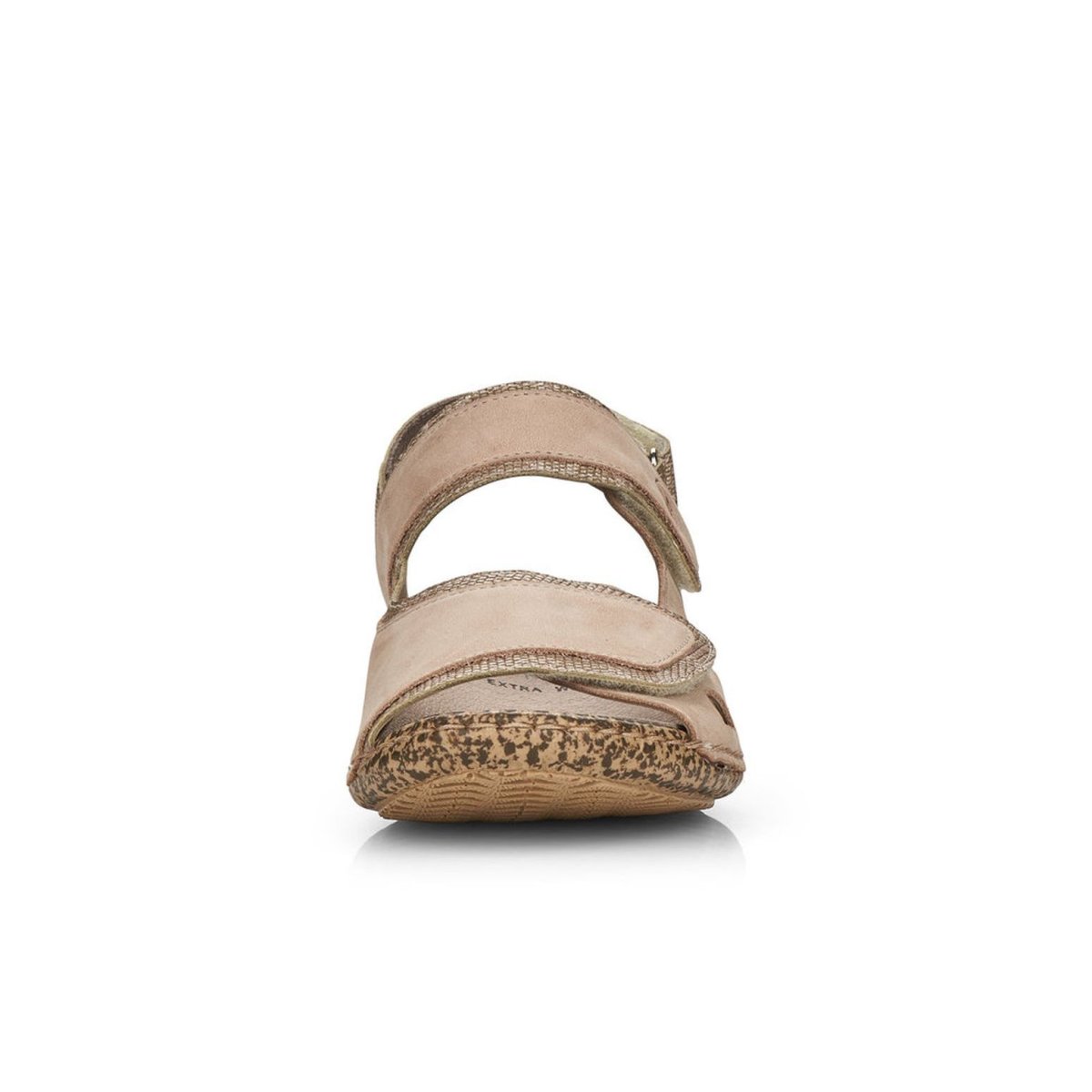 detail Dámské kožené sandály Rieker V7284-60 béžová