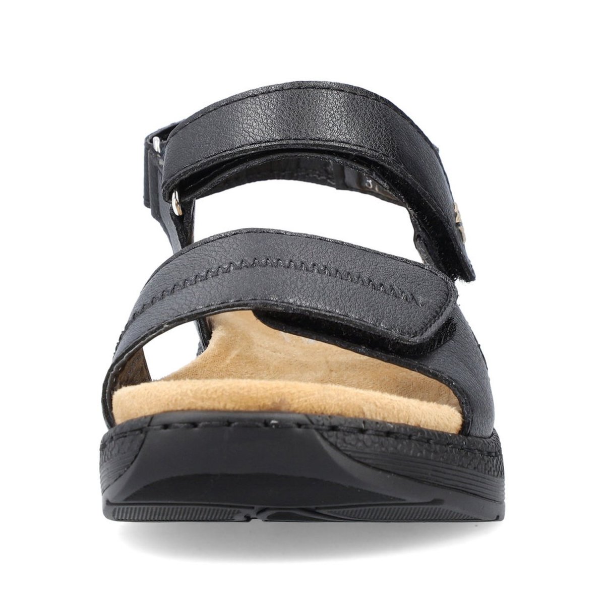 detail Dámské kožené sandály Rieker V8164-00 černá