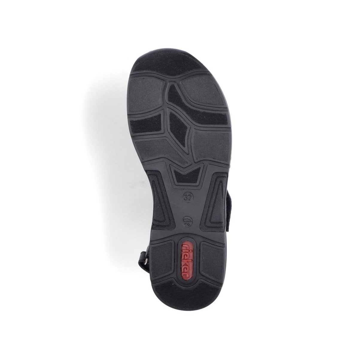 detail Dámské kožené sandály Rieker V8164-00 černá