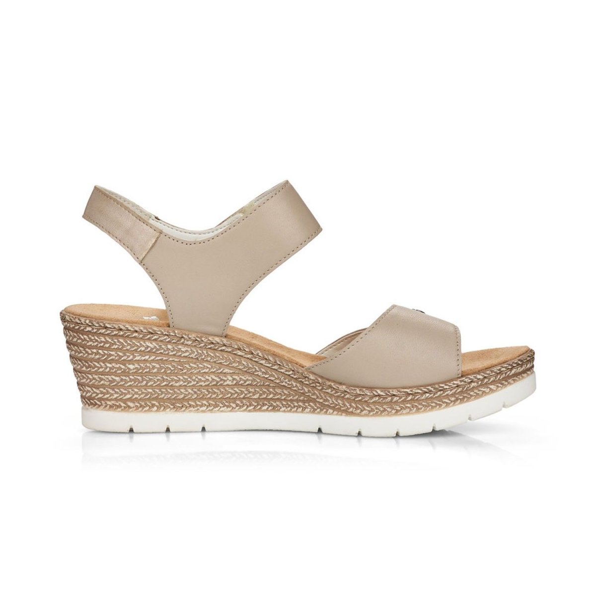detail Dámské sandály Rieker 619B9-60 béžová