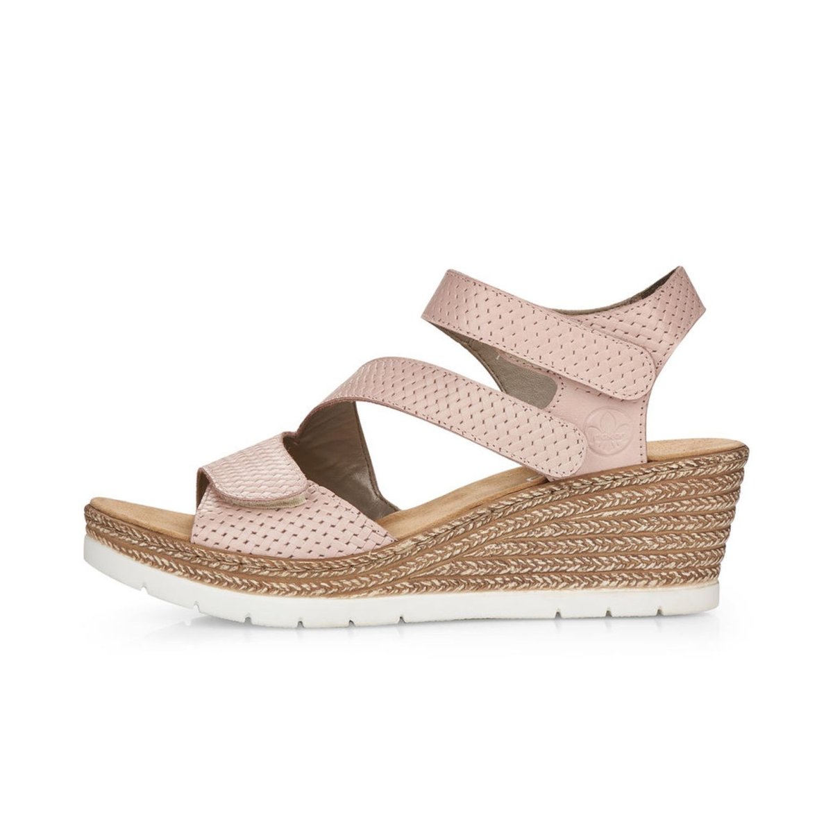 detail Dámské kožené sandály Rieker 61921-31 růžová