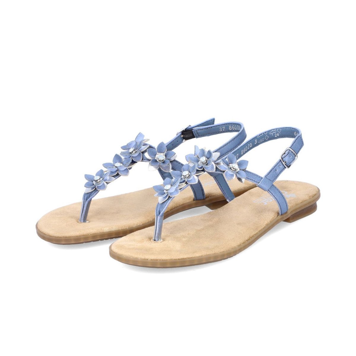 detail Dámské sandály Rieker 64257-12 modrá