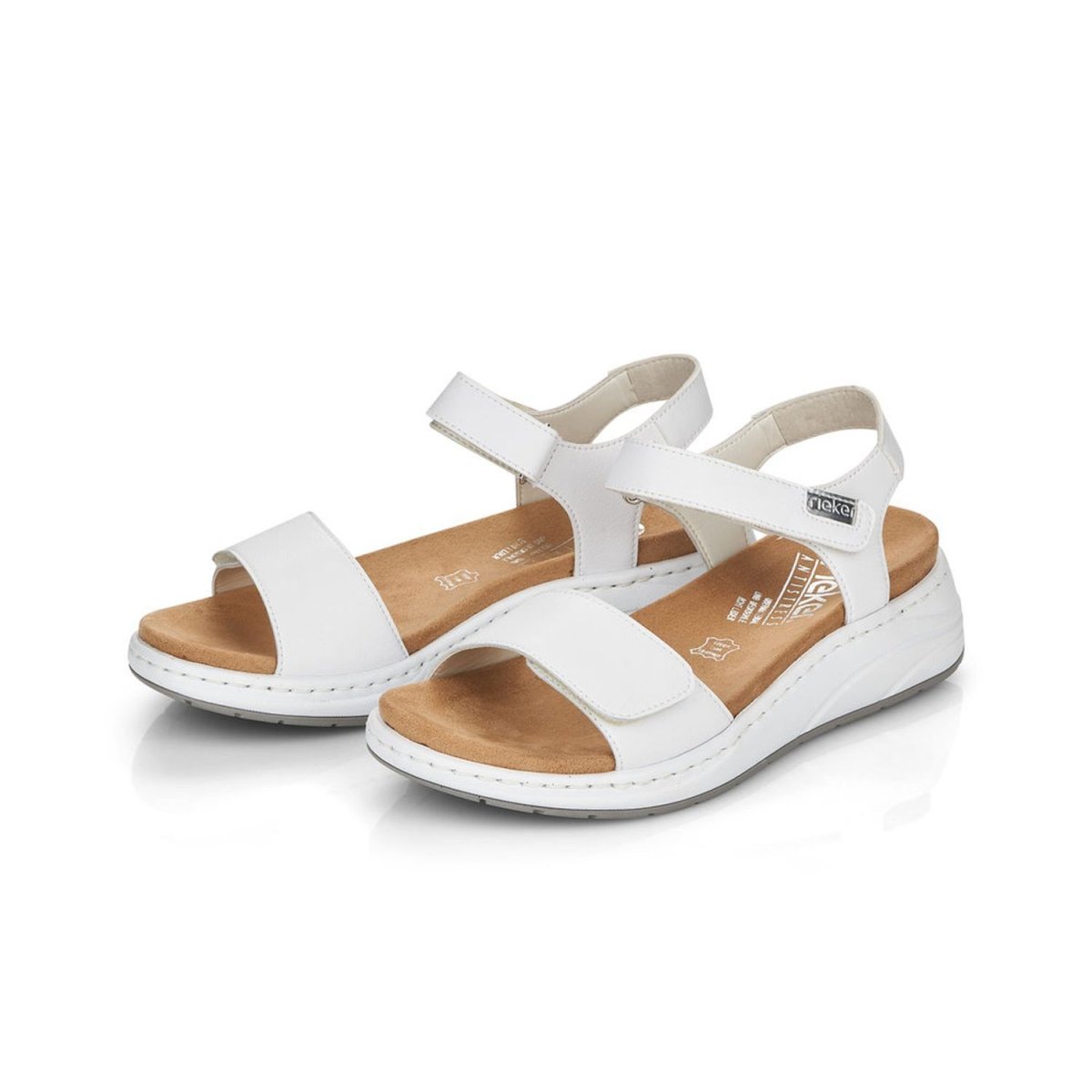 detail Dámské sandály Rieker 64303-80 bílá