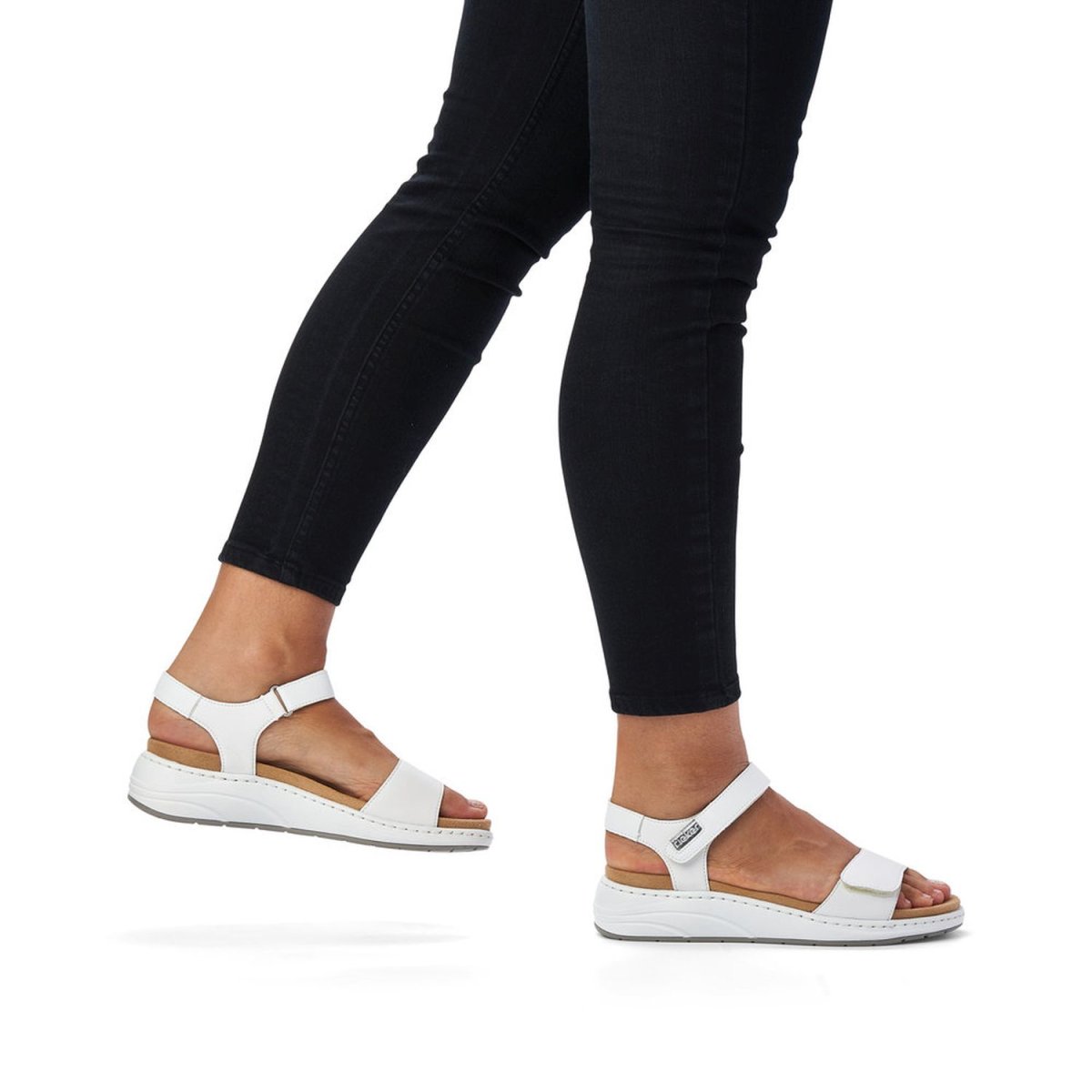 detail Dámské sandály Rieker 64303-80 bílá