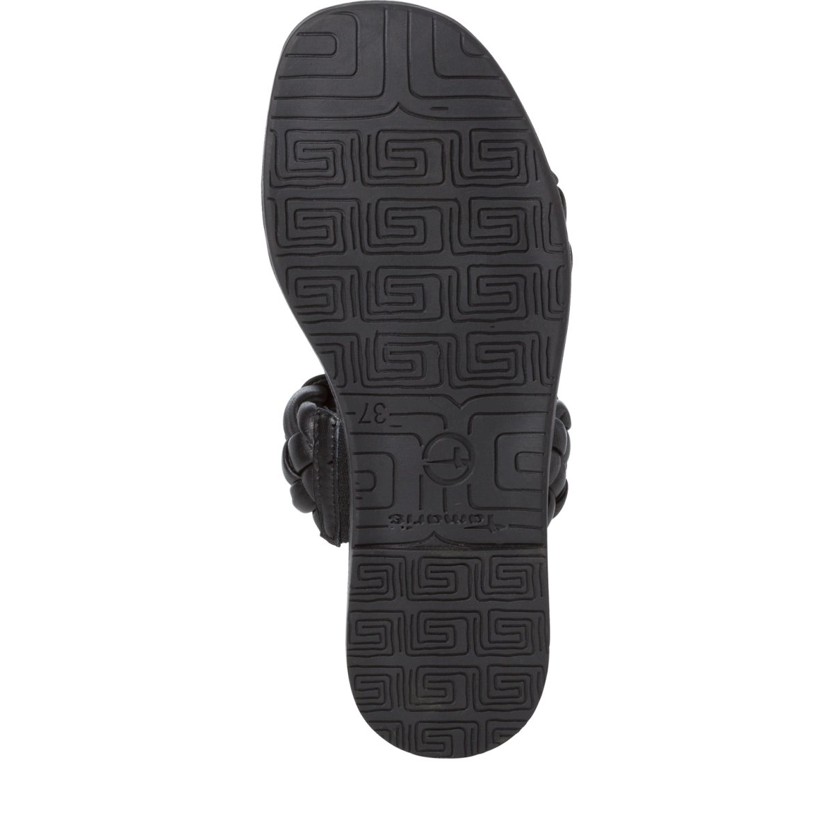 detail Dámské kožené pantofle Tamaris 27113-28 001 černá