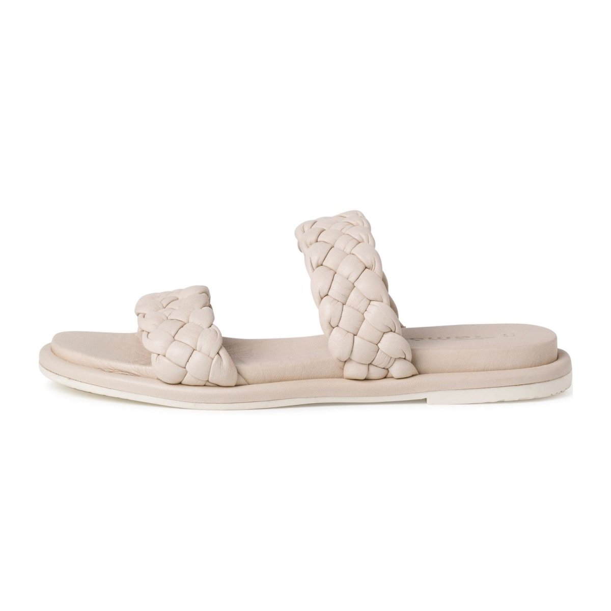 detail Dámské kožené pantofle Tamaris 27113-28 418 béžová