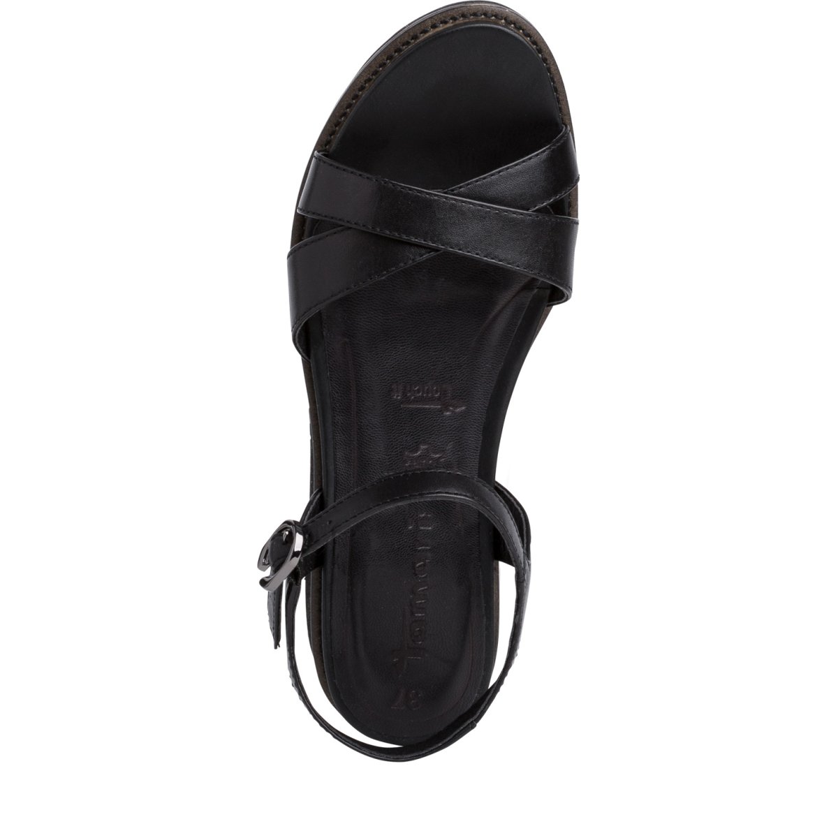 detail Dámské kožené sandály Tamaris 28225-28 003 černá