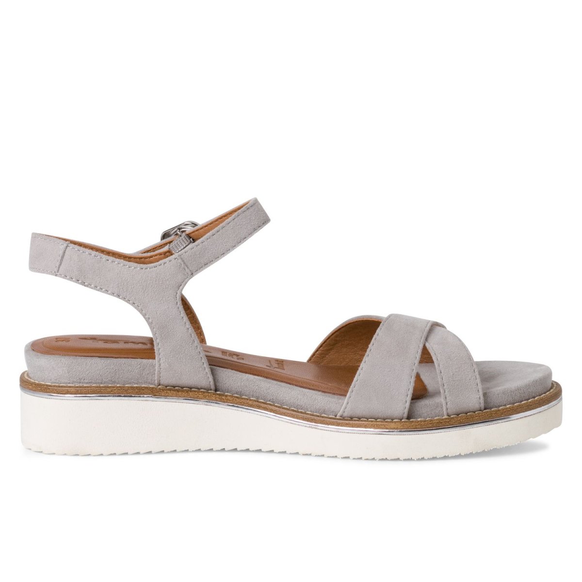 detail Dámské kožené sandály Tamaris 28225-28 204 šedá