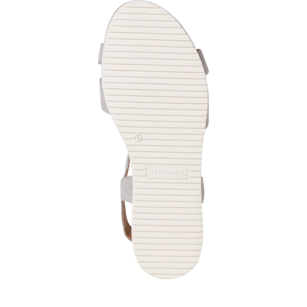 detail Dámské kožené sandály Tamaris 28225-28 204 šedá