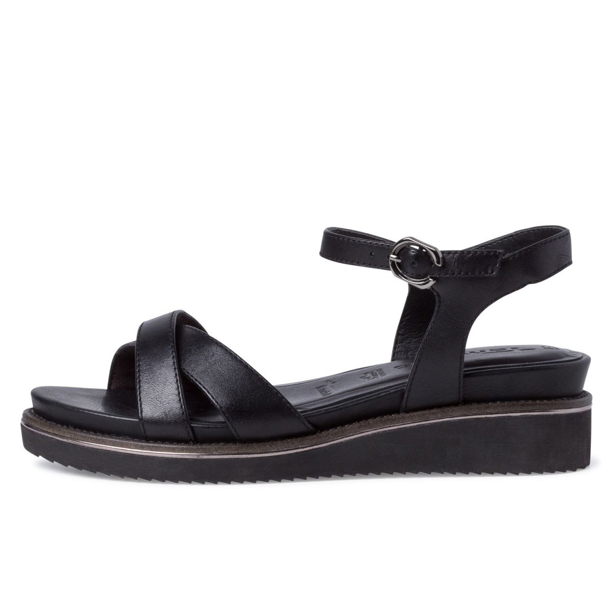 detail Dámské kožené sandály Tamaris 28225-28 903 černá