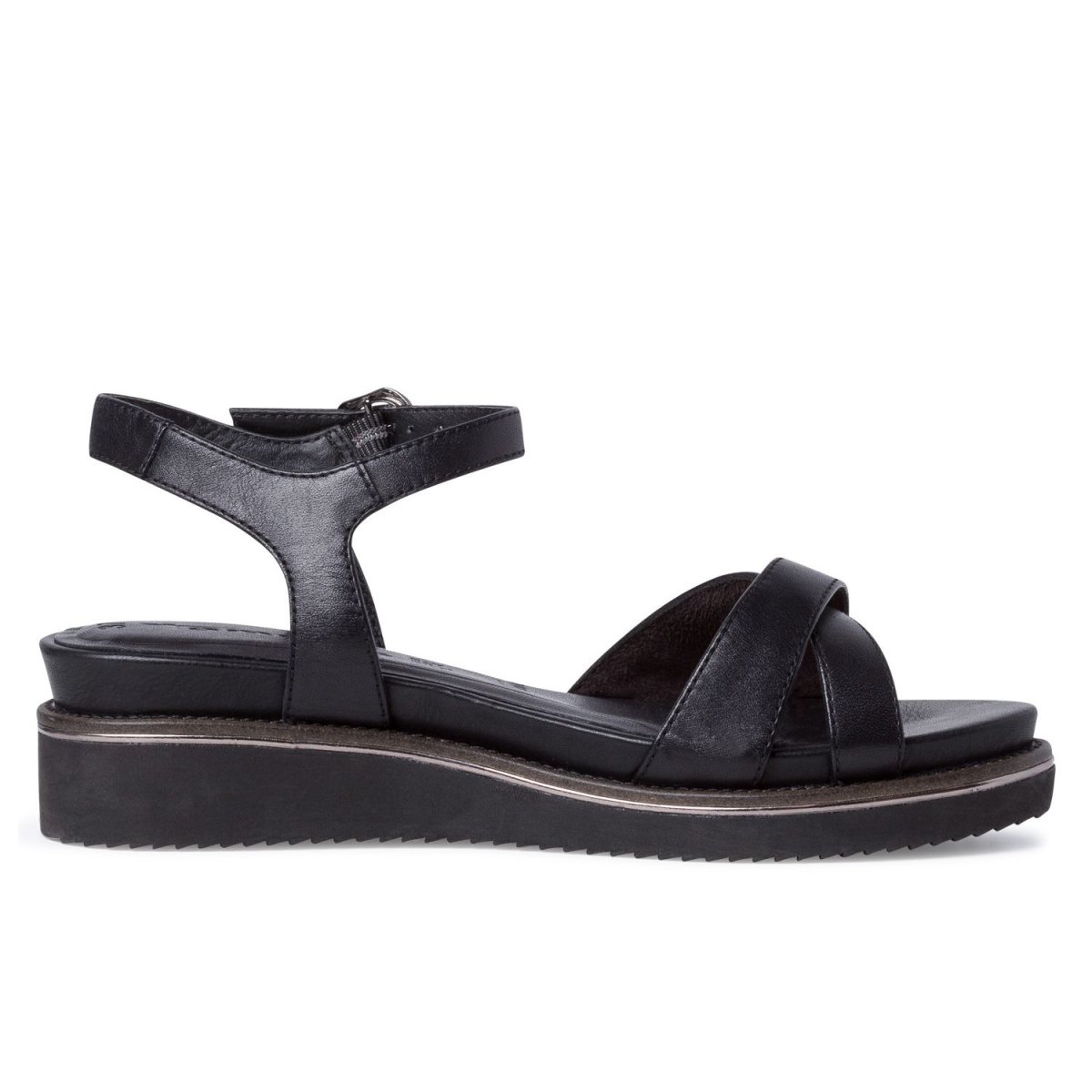 detail Dámské kožené sandály Tamaris 28225-28 903 černá