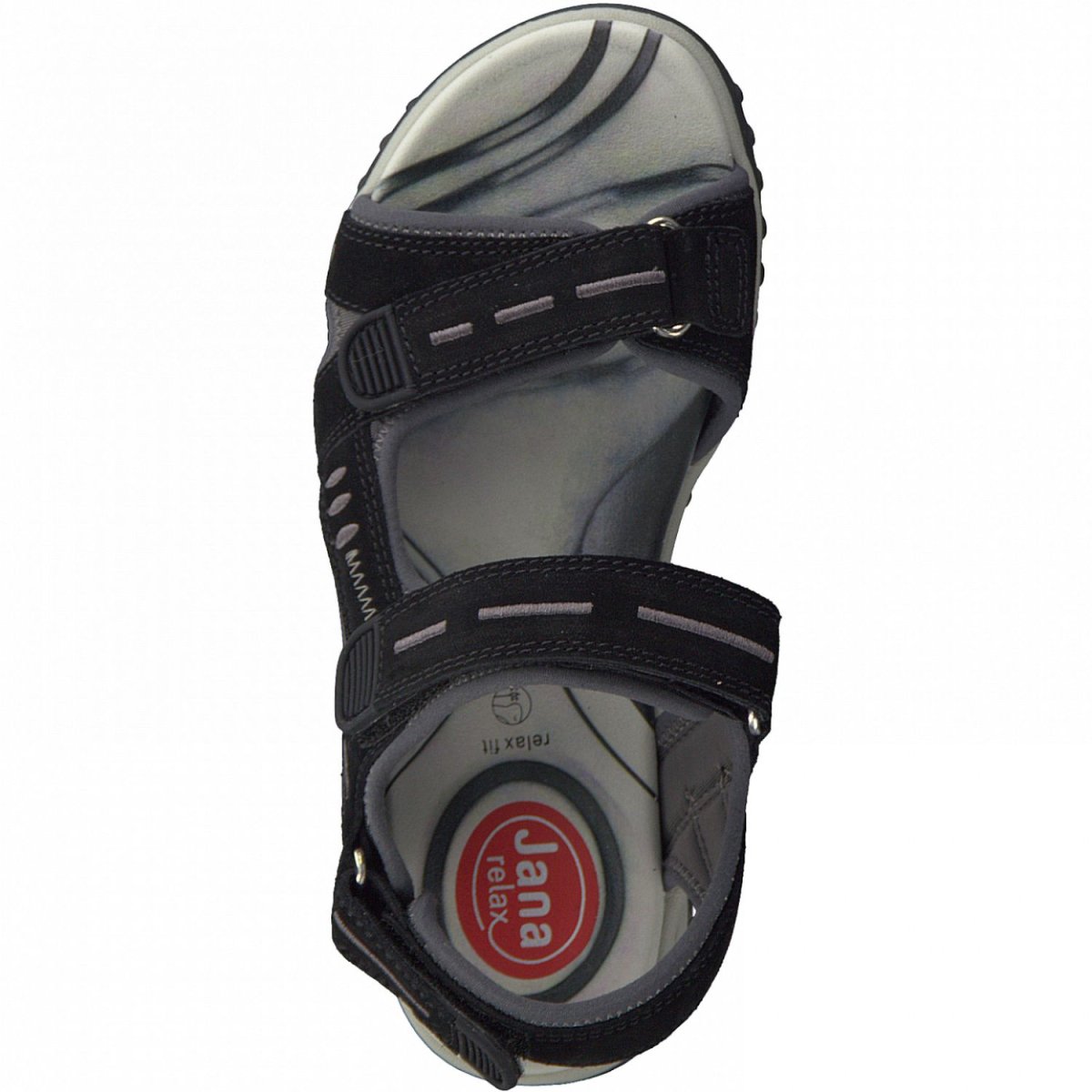 detail Dámské sandály Jana 28706-28 001 černá