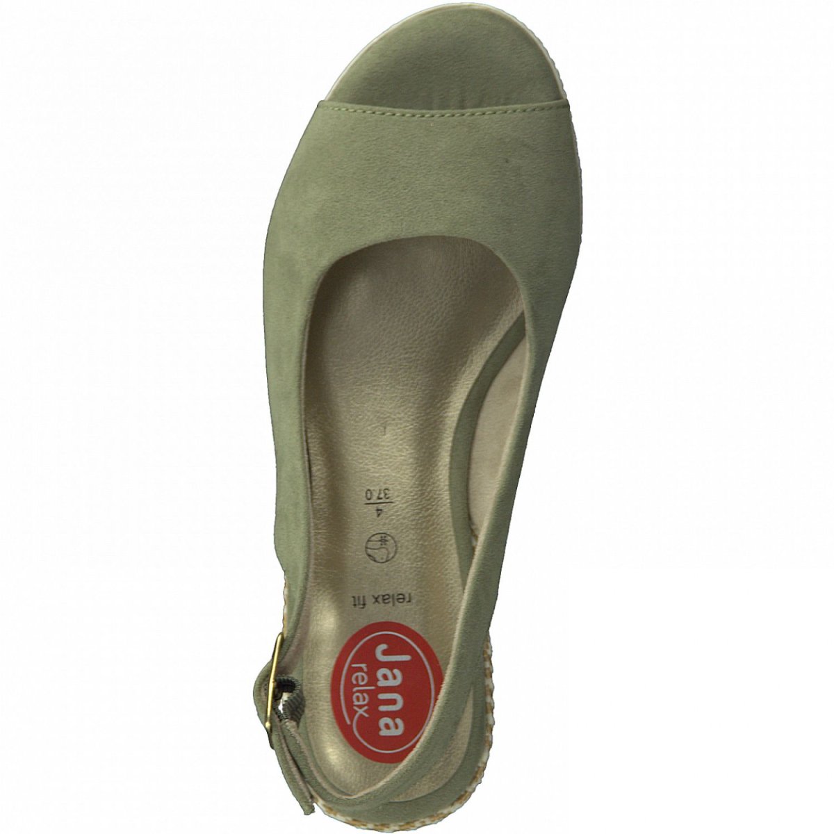 detail Dámské letní sandály Jana 29600-28 727 zelená