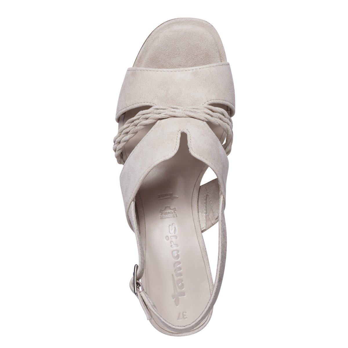 detail Dámské kožené sandály Tamaris 28341-20 342 béžová