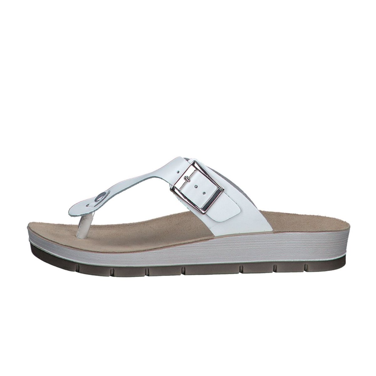 detail Dámské kožené žabky Marco Tozzi 27409-20 113 bílá