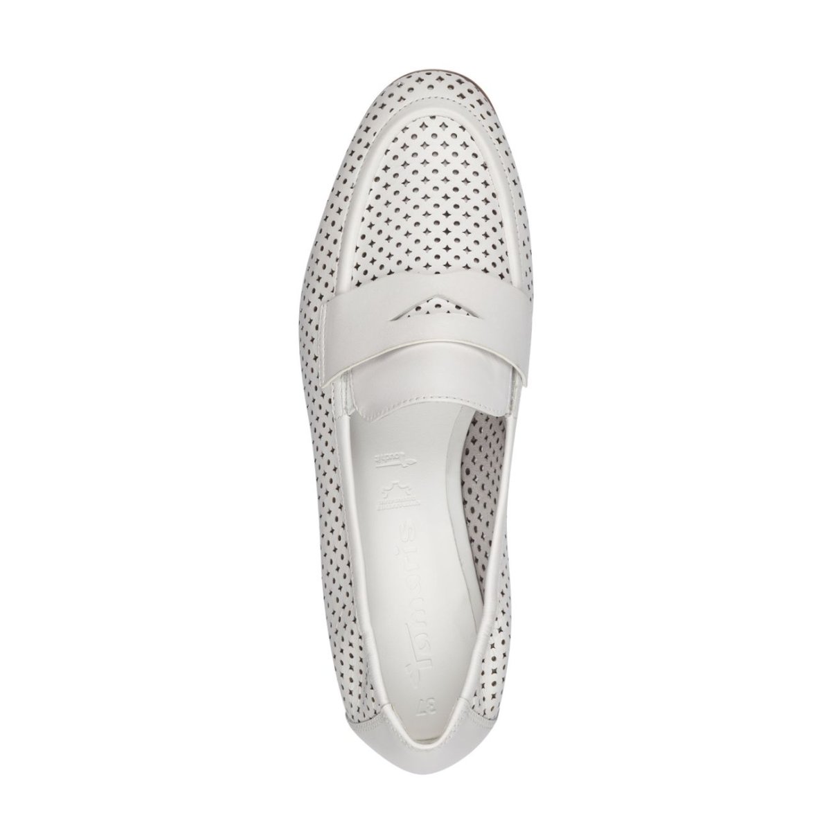 detail Dámské kožené mokasíny Tamaris 24210-42 110 bílá