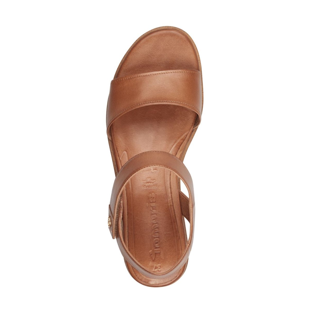 detail Dámské kožené sandály Tamaris 28203-42 440 hnědá