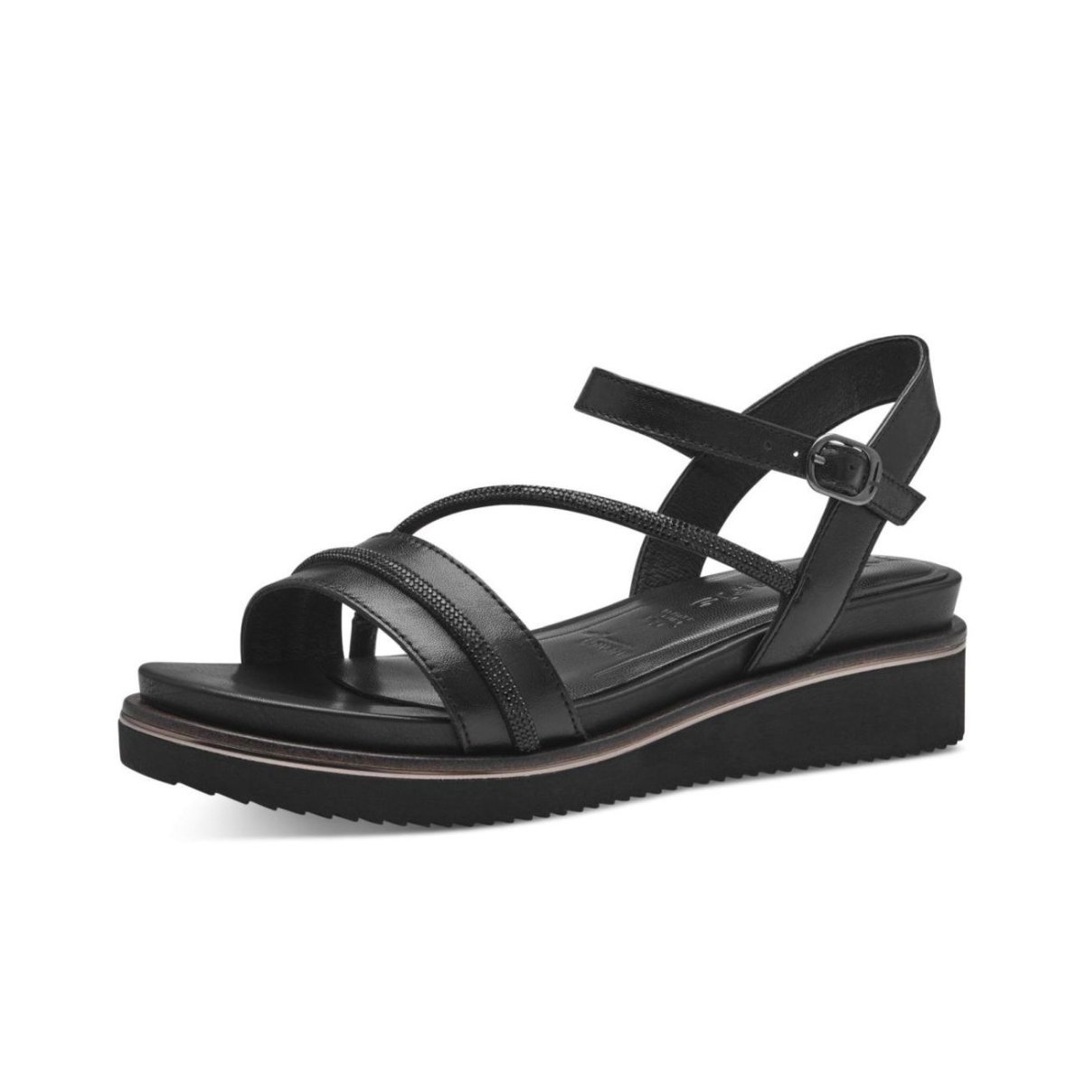 detail Dámské kožené sandály Tamaris 28256-42 001 černá