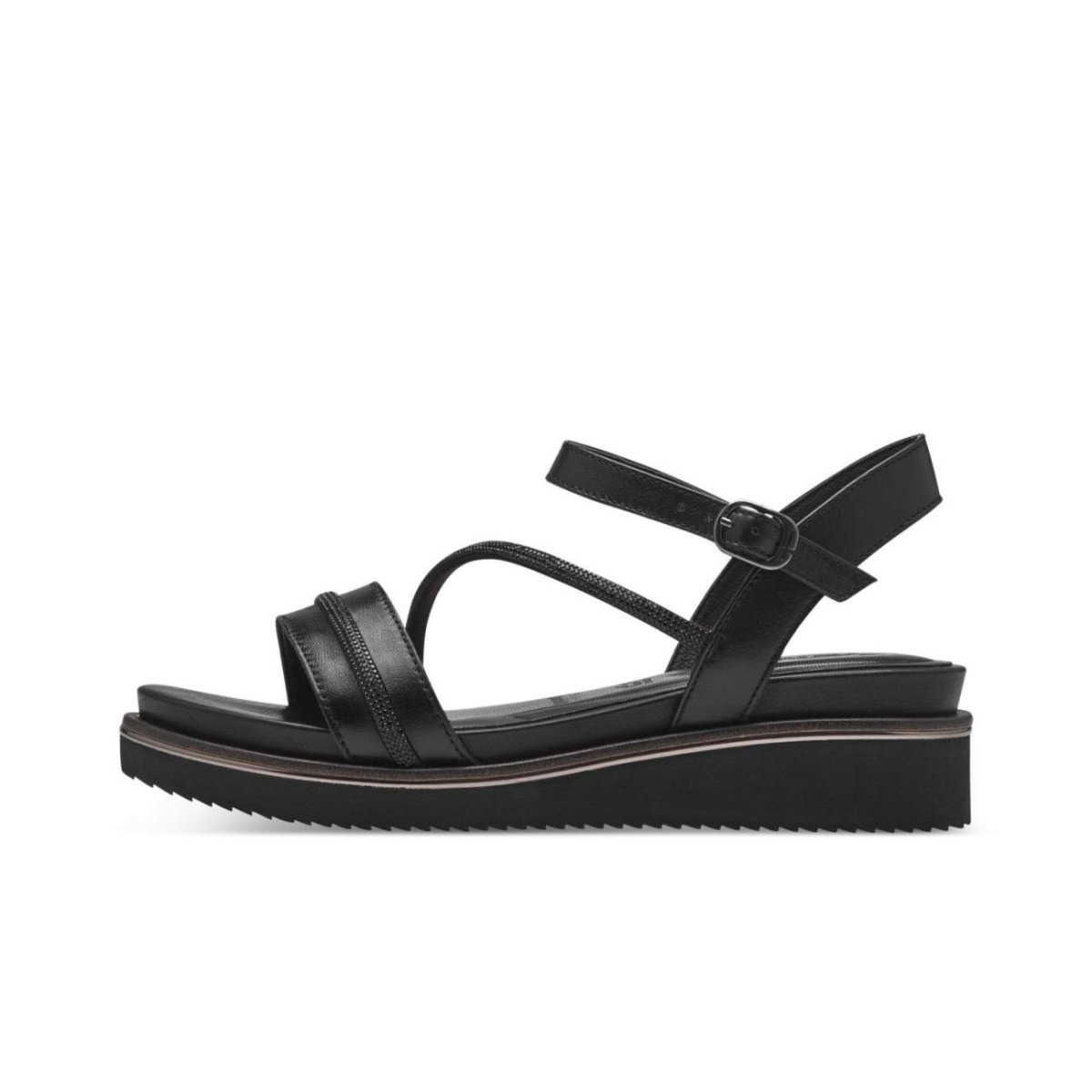 detail Dámské kožené sandály Tamaris 28256-42 001 černá