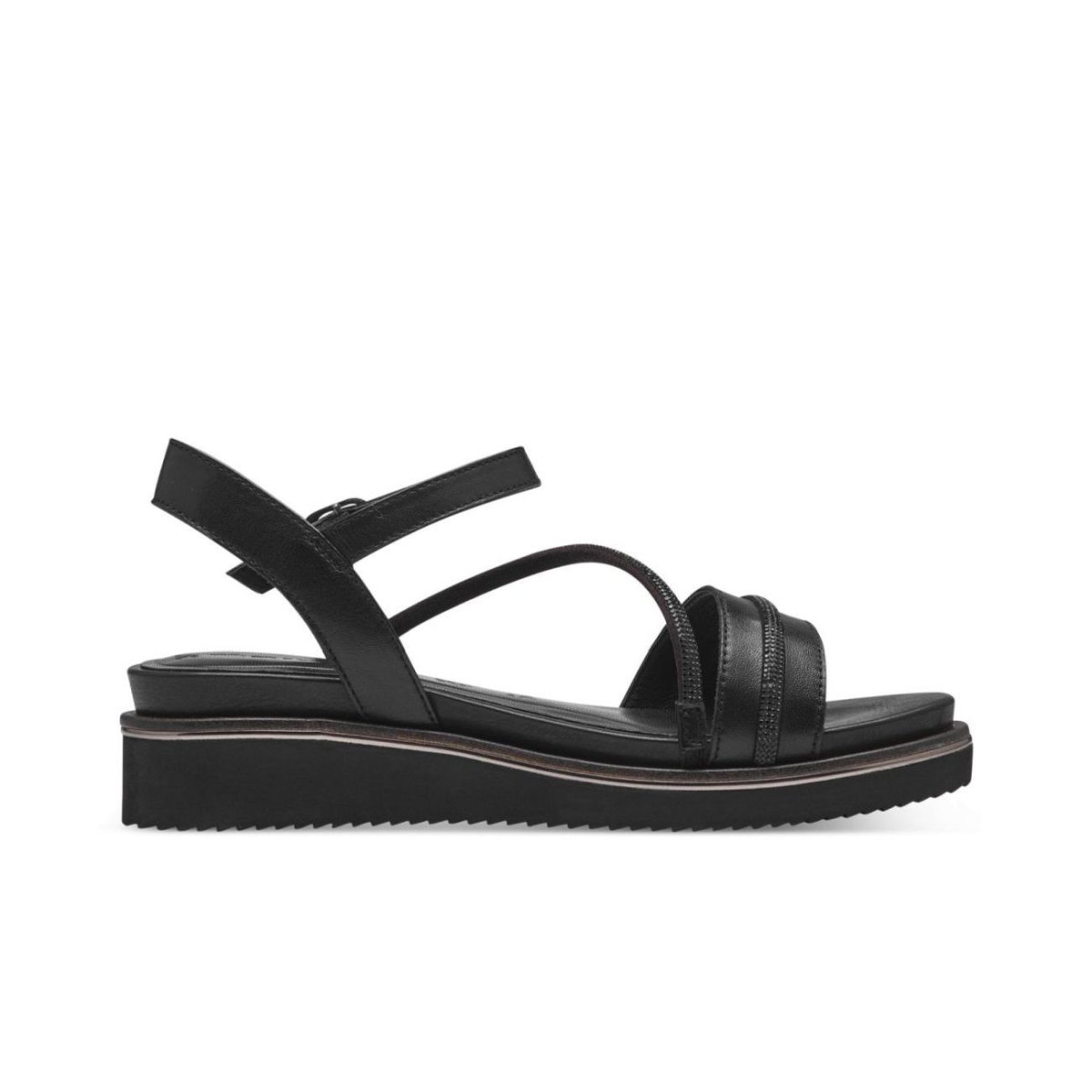 detail Dámské kožené sandály Tamaris 28256-42 001 černá