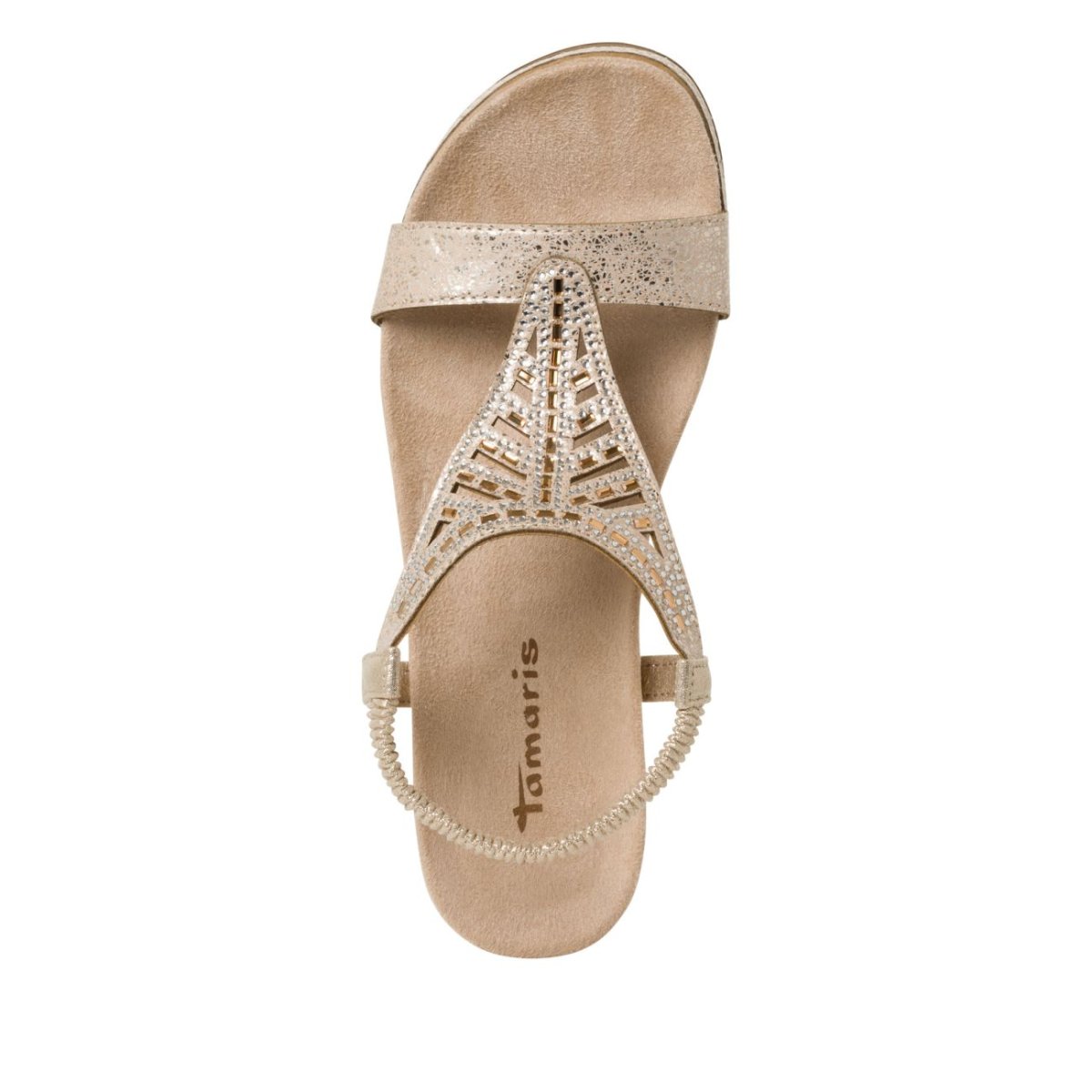 detail Dámské letní sandály Tamaris 28247-42 933 zlatá