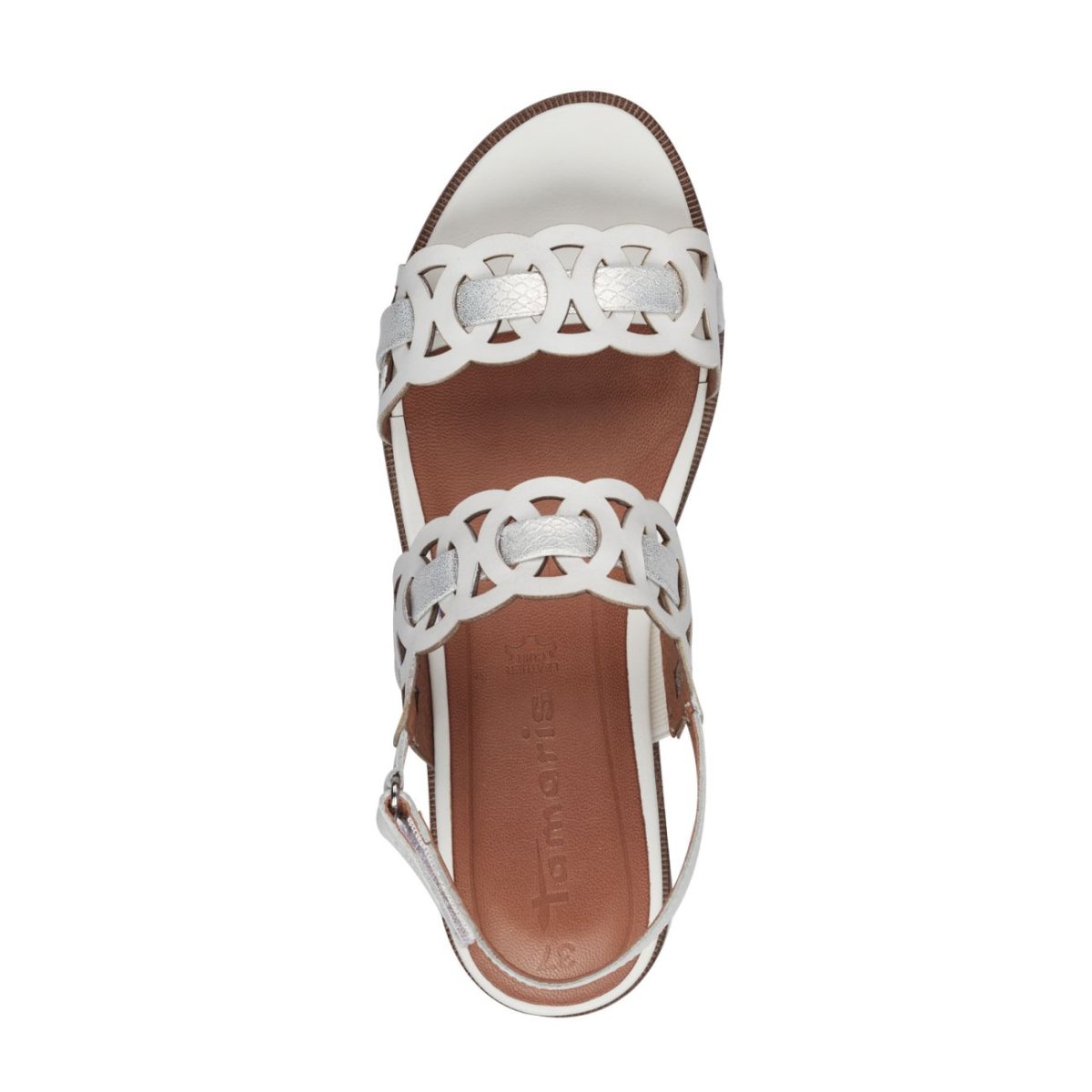 detail Dámské sandály Tamaris 28212-42 100 bílá