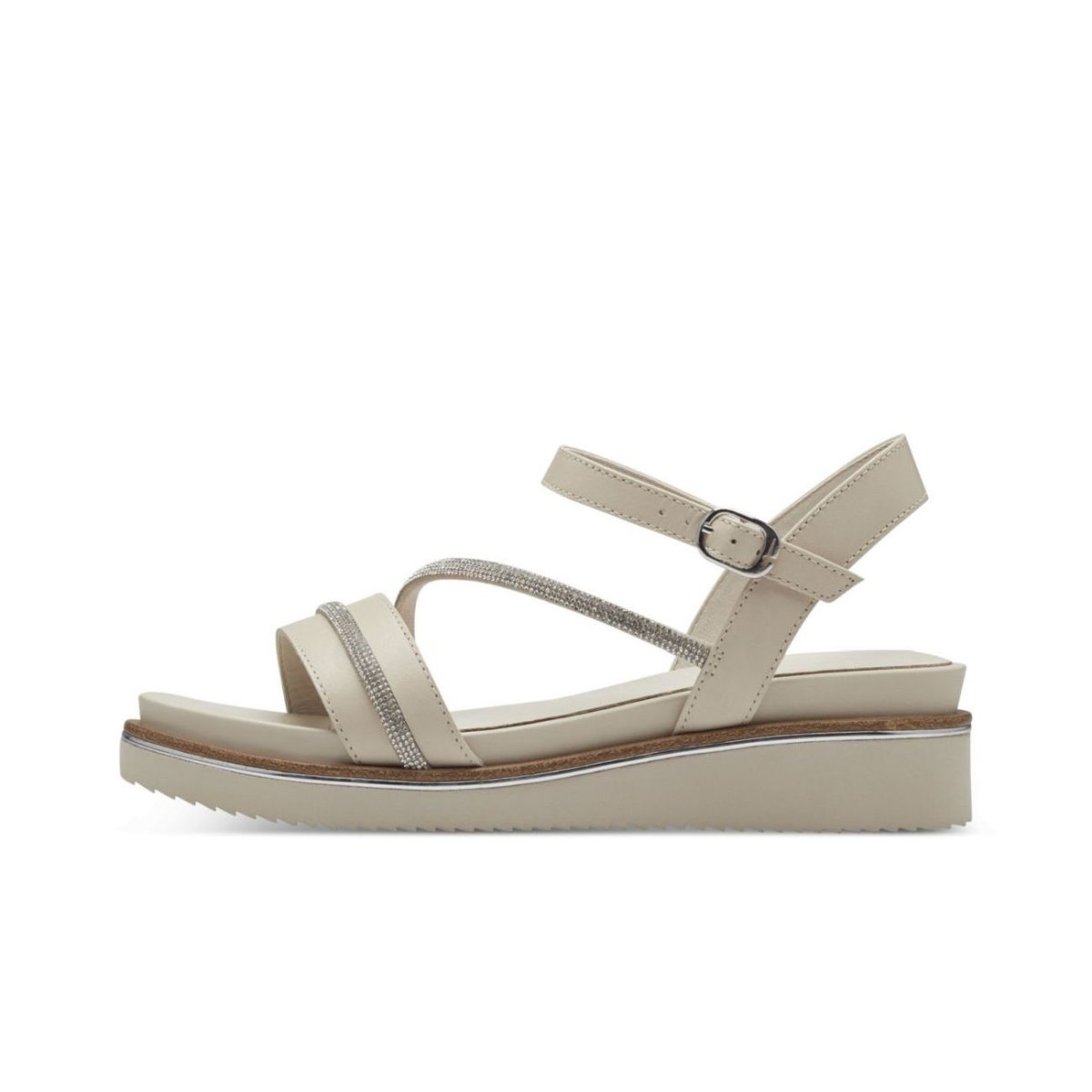 detail Dámské kožené sandály Tamaris 28256-42 418 béžová