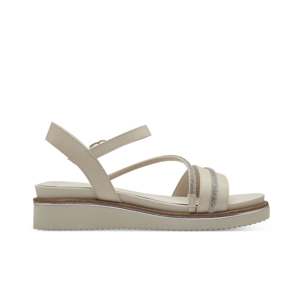 detail Dámské kožené sandály Tamaris 28256-42 418 béžová