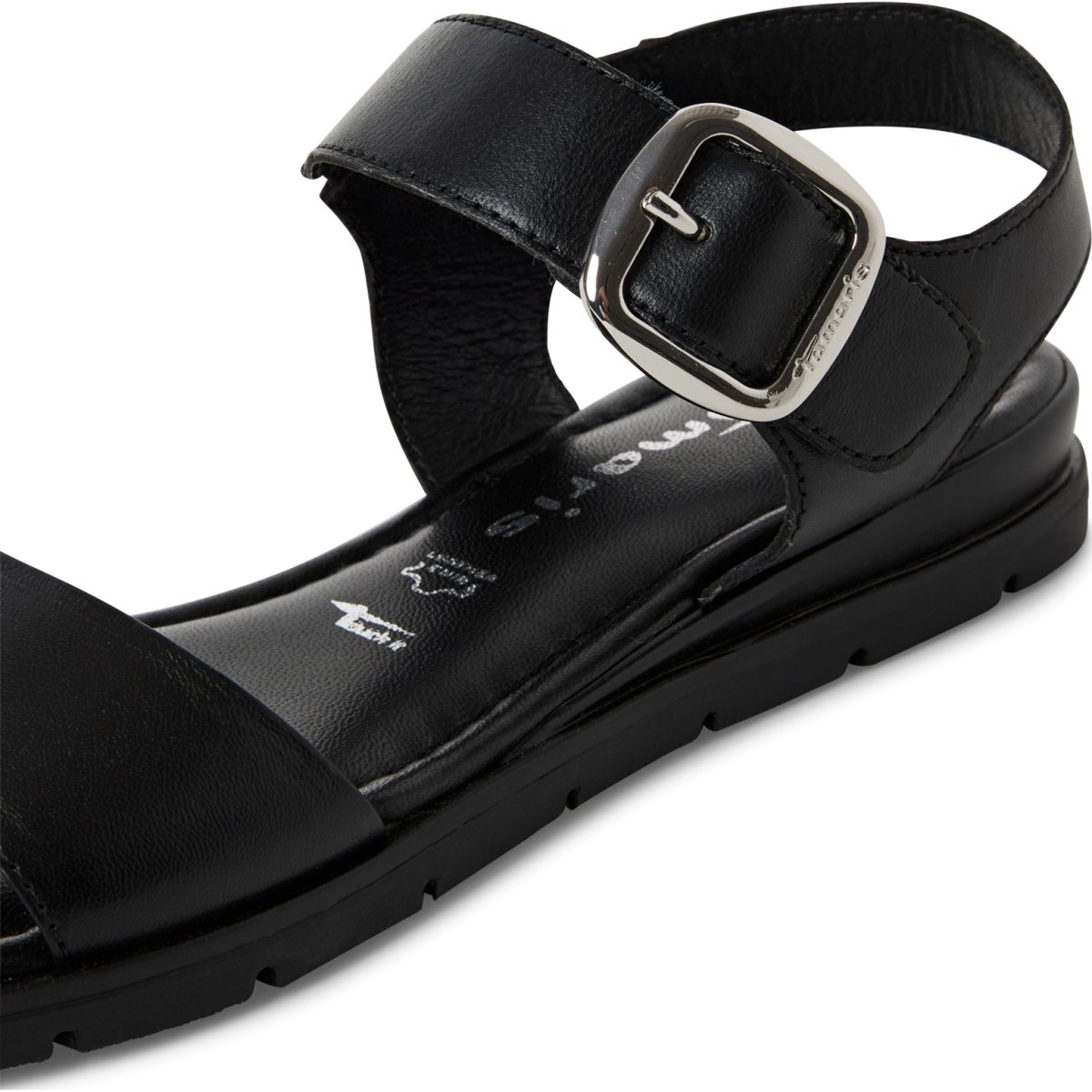 detail Dámské kožené sandály Tamaris 28133-44 001 černá