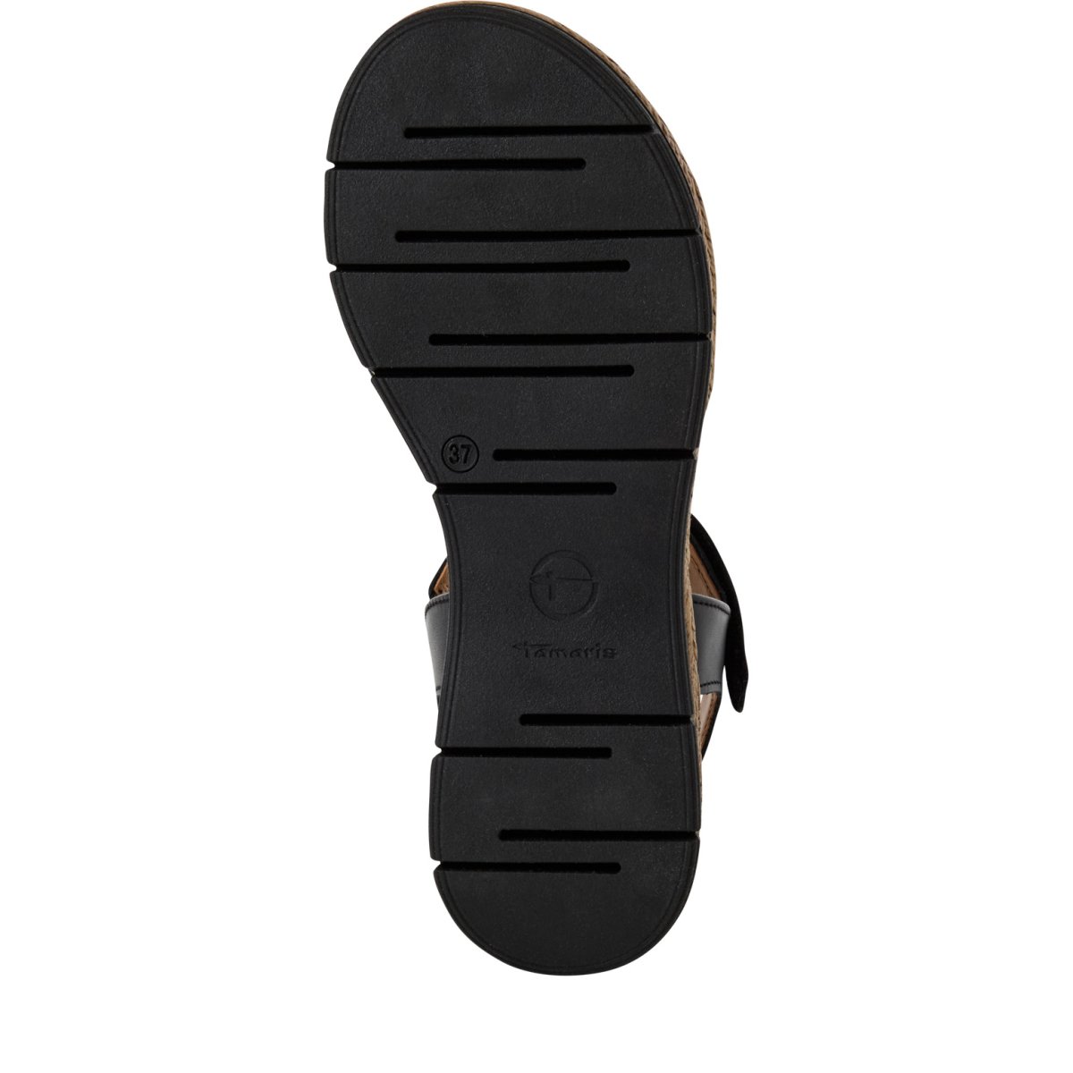 detail Dámské kožené sandály Tamaris 28220-44 003 černá