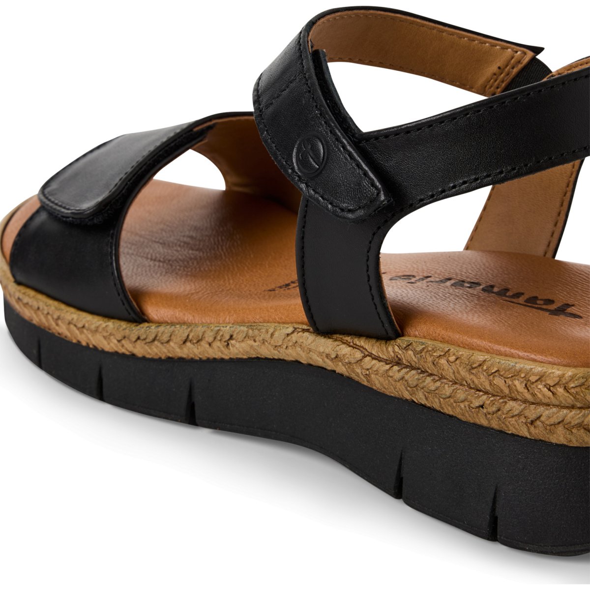 detail Dámské kožené sandály Tamaris 28220-44 003 černá