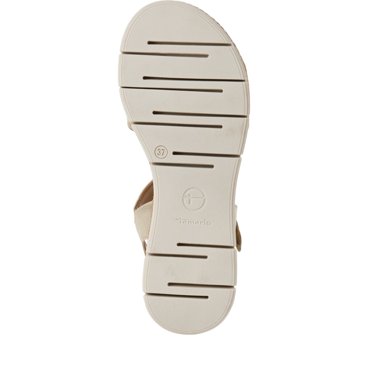 detail Dámské kožené sandály Tamaris 28220-44 965 zlatá