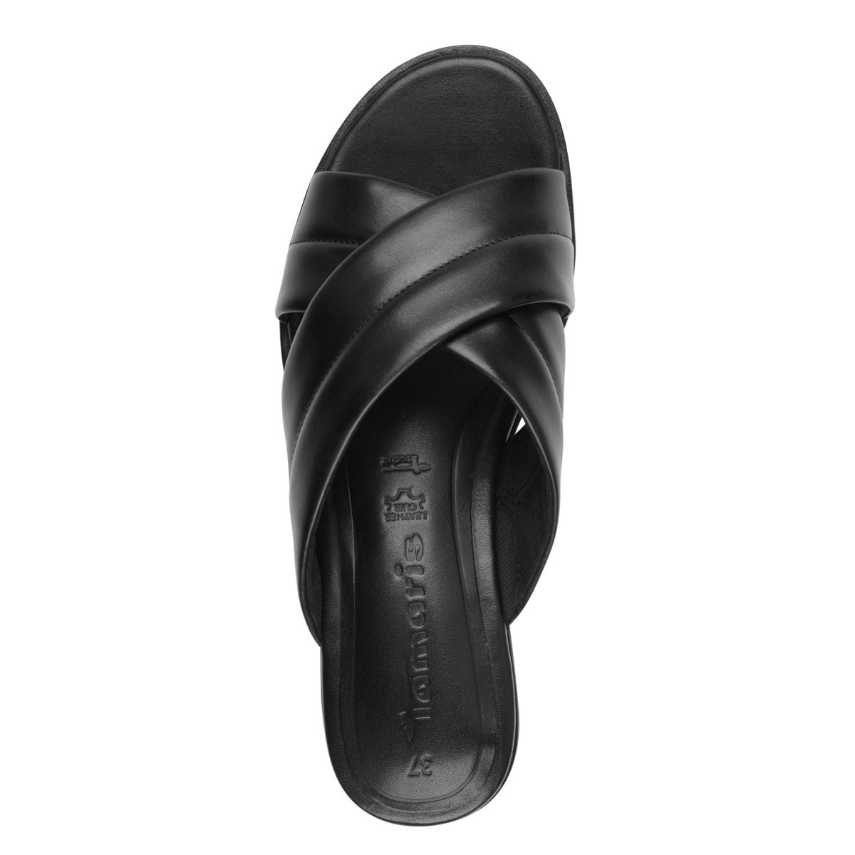 detail Dámské kožené nazouváky Tamaris 27233-44 001 černá