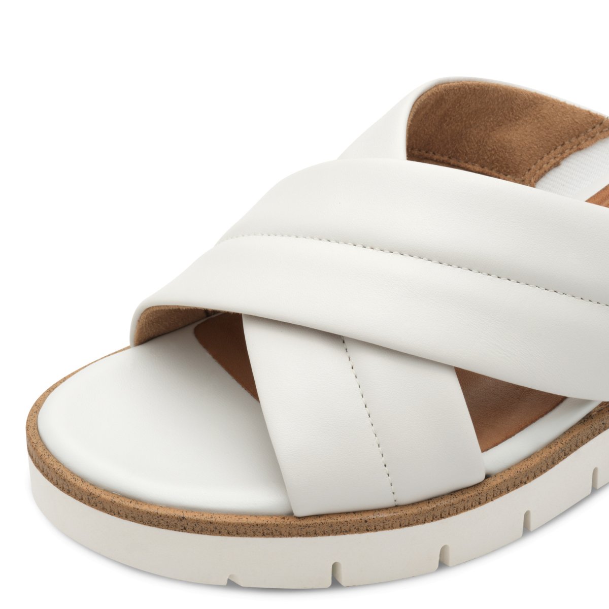 detail Dámské kožené nazouváky Tamaris 27233-44 100 bílá