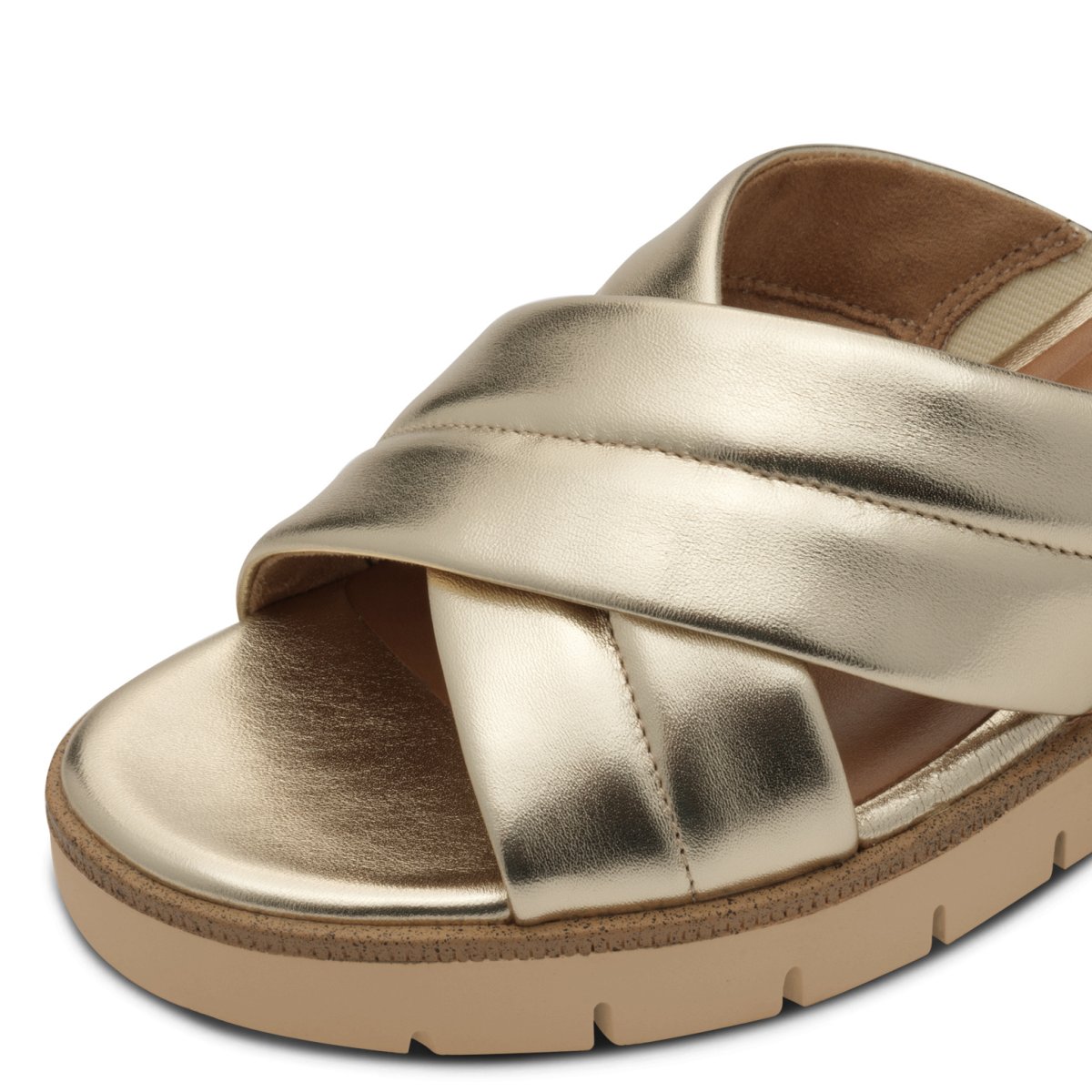 detail Dámské kožené nazouváky Tamaris 27233-44 933 zlatá