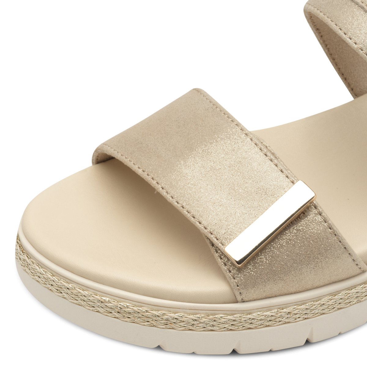 detail Dámské kožené sandály Tamaris 28264-44 179 zlatá