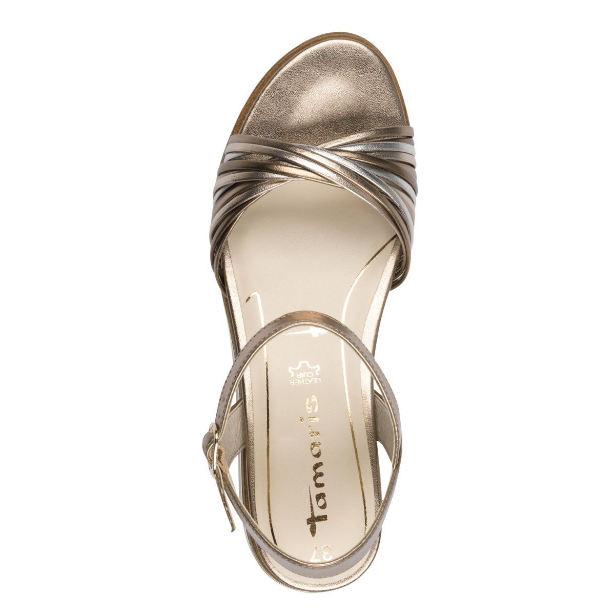 detail Dámské sandály Tamaris 28218-44 988 bronzová
