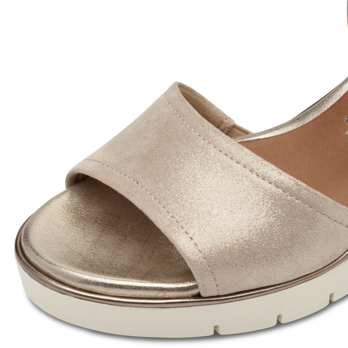 detail Dámské kožené sandály Tamaris 28360-44 179 zlatá