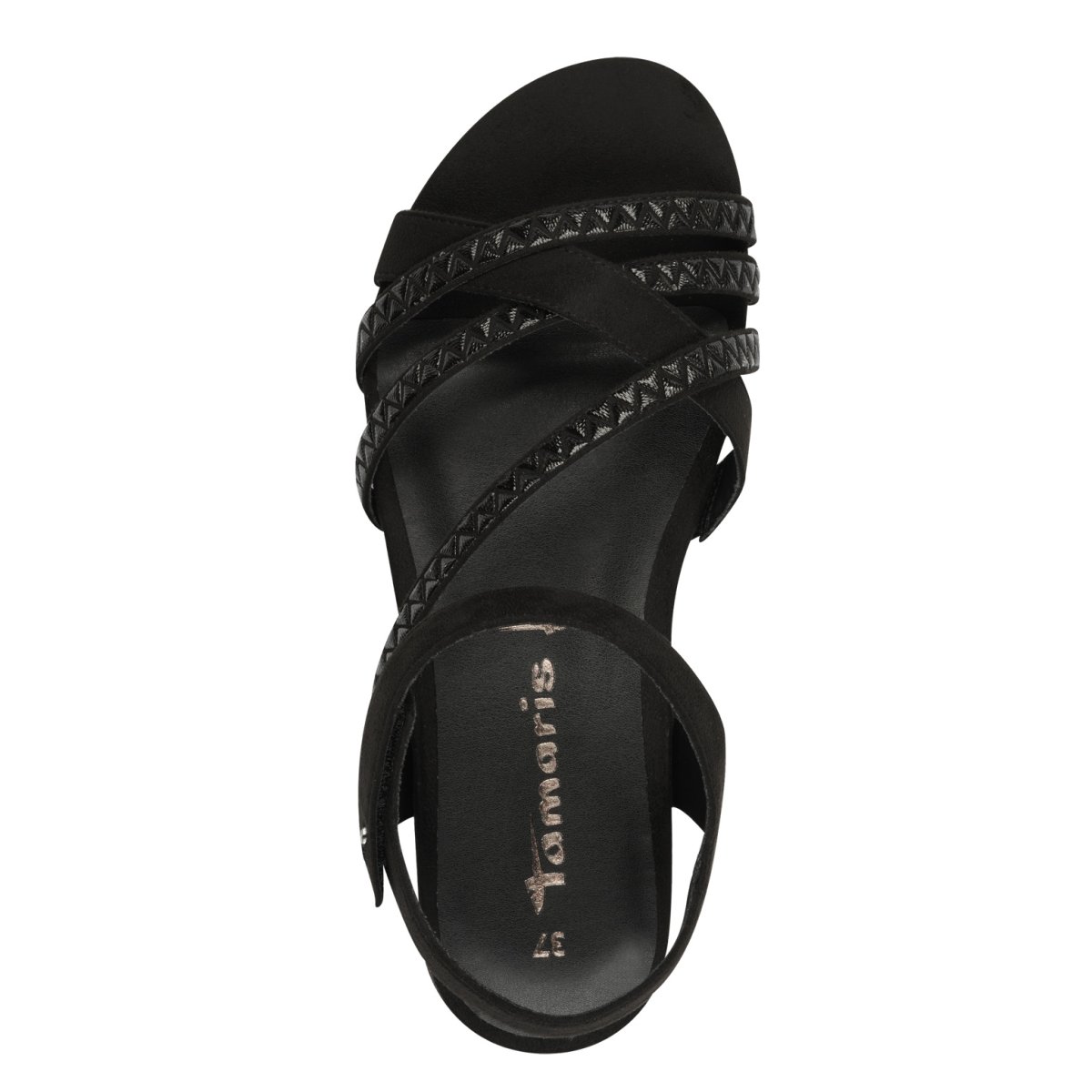 detail Dámské sandály Tamaris 28152-44 001 černá