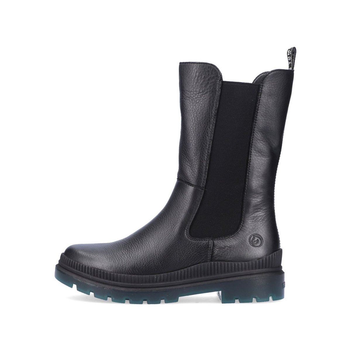 detail Dámská kožená kotníková obuv Remonte D0C75-01 černá