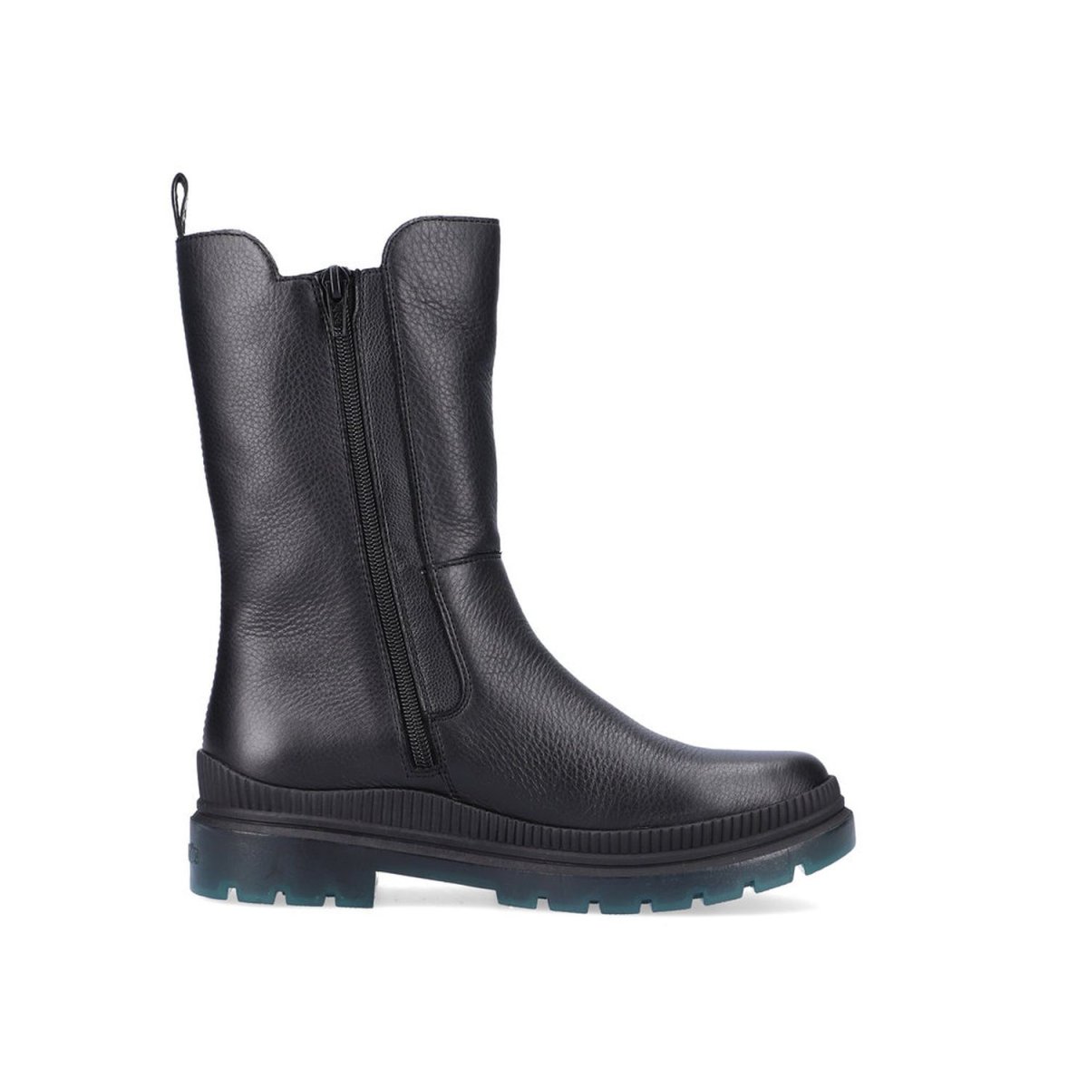 detail Dámská kožená kotníková obuv Remonte D0C75-01 černá