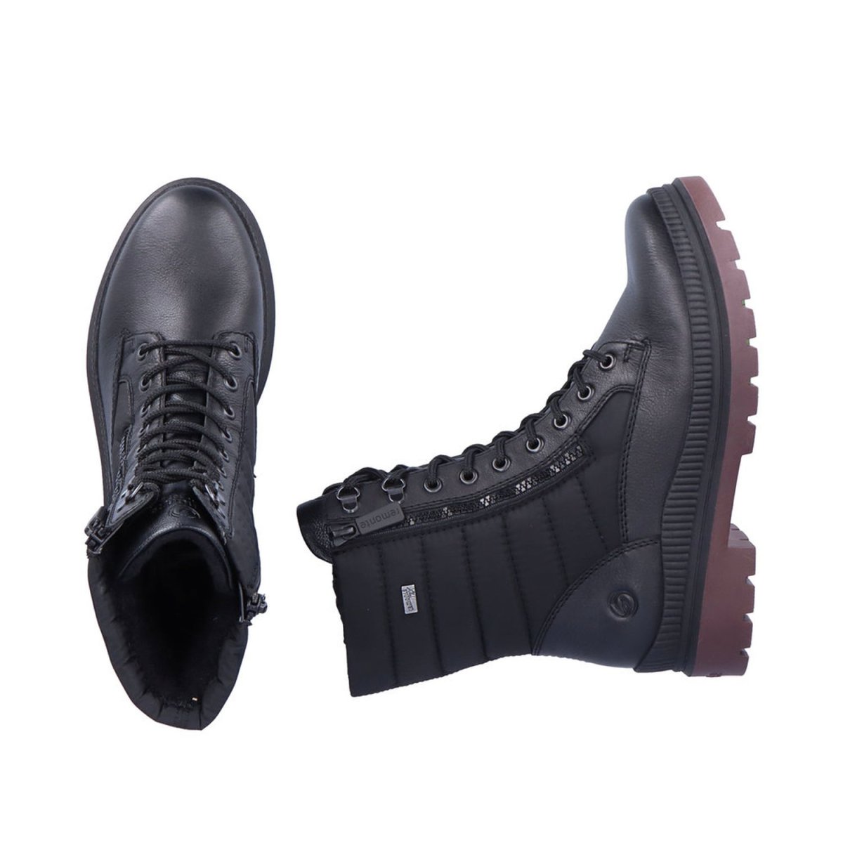 detail Dámská kotníková obuv Remonte D0C76-01 černá