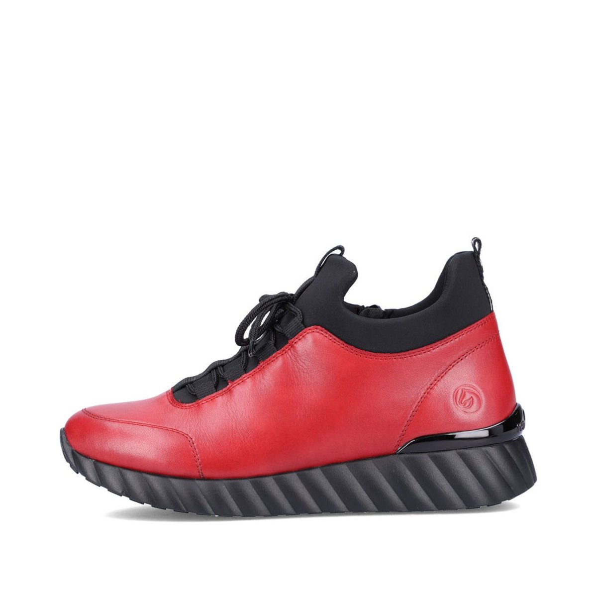 detail Dámské kožené tenisky Remonte D5977-34 vínová