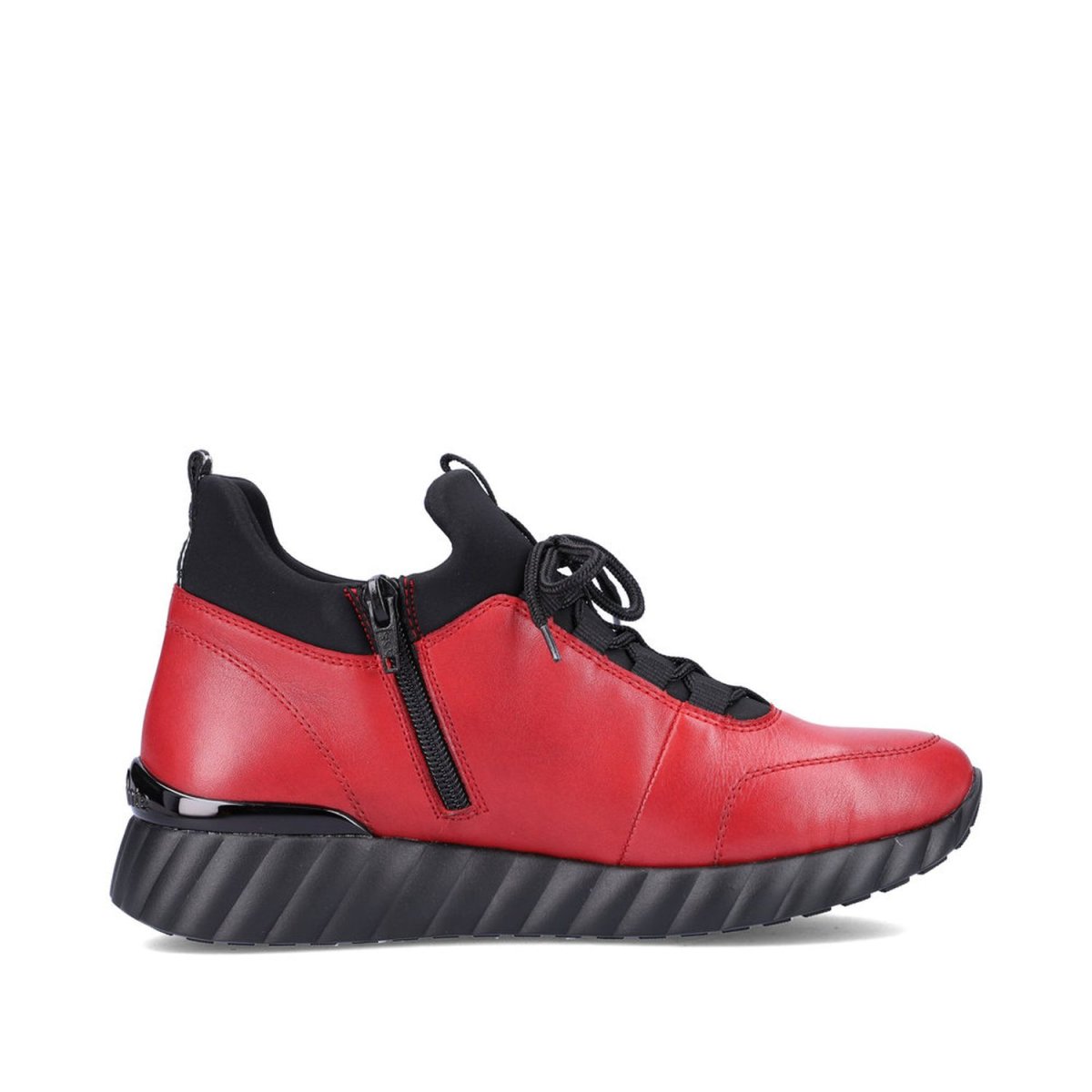 detail Dámské kožené tenisky Remonte D5977-34 vínová